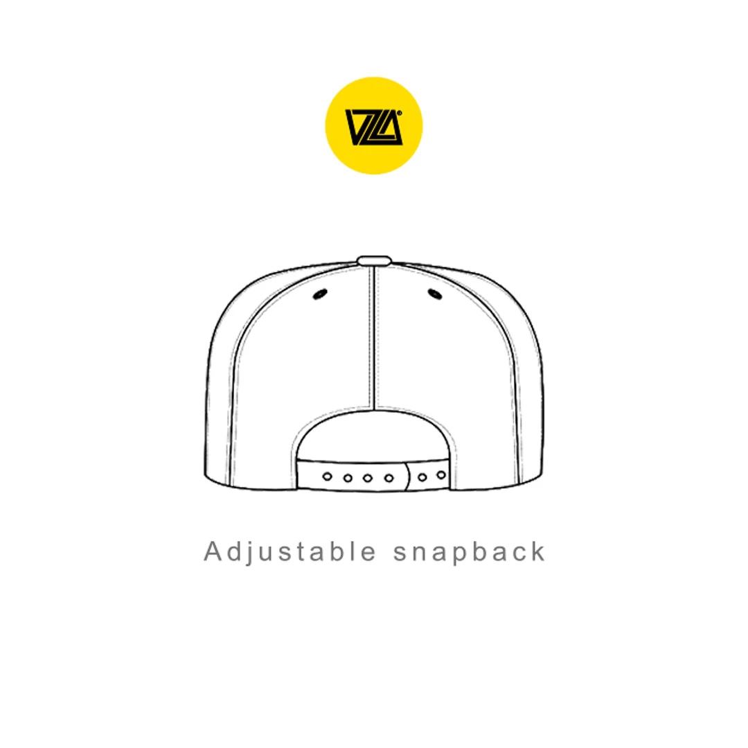 VZLA Army Green Flat Bill Snapback Hat - Image 4